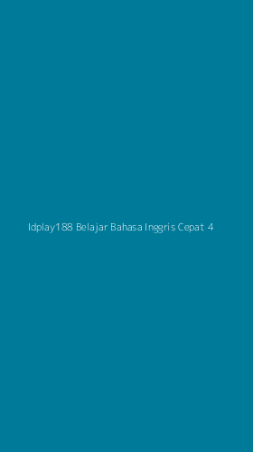 Tampilan Antarmuka Aplikasi Idplay188 Belajar Bahasa Inggris Cepat - 4