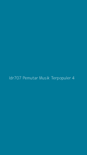 Tampilan Antarmuka Aplikasi Idr707 Pemutar Musik Terpopuler - 4