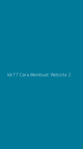 Tampilan Antarmuka Aplikasi Idr77 Cara Membuat Website - 2