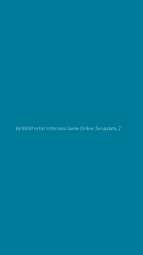 Tampilan Antarmuka Aplikasi Idr889 Portal Informasi Game Online Terupdate - 2