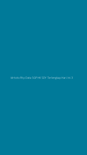 Tampilan Antarmuka Aplikasi Idrtoto Rtp Data Sgp Hk Sdy Terlengkap Hari Ini - 3