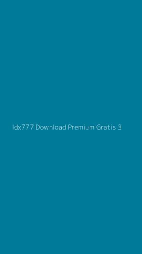 Tampilan Antarmuka Aplikasi Idx777 Download Premium Gratis - 3