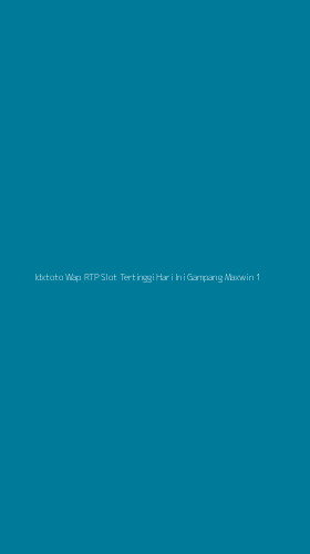 Tampilan Antarmuka Aplikasi Idxtoto Wap Rtp Slot Tertinggi Hari Ini Gampang Maxwin - 1