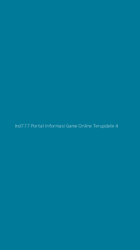 Tampilan Antarmuka Aplikasi Ind777 Portal Informasi Game Online Terupdate - 4