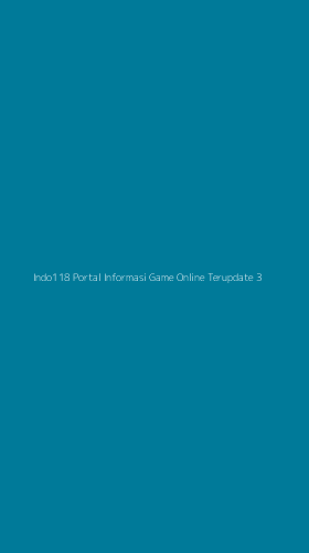 Tampilan Antarmuka Aplikasi Indo118 Portal Informasi Game Online Terupdate - 3