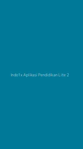 Tampilan Antarmuka Aplikasi Indo1x Aplikasi Pendidikan Lite - 2