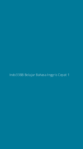 Tampilan Antarmuka Aplikasi Indo3388 Belajar Bahasa Inggris Cepat - 1