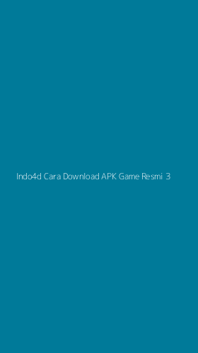 Tampilan Antarmuka Aplikasi Indo4d Cara Download Apk Game Resmi - 3