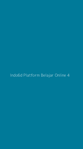Tampilan Antarmuka Aplikasi Indo6d Platform Belajar Online - 4
