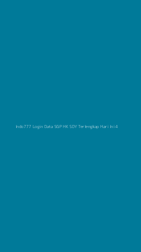 Tampilan Antarmuka Aplikasi Indo777 Login Data Sgp Hk Sdy Terlengkap Hari Ini - 4