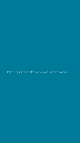 Tampilan Antarmuka Aplikasi Indo777game Cara Recovery Akun Lupa Password - 3