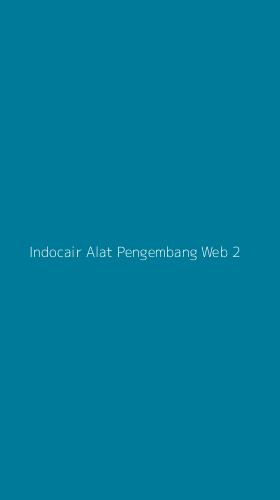 Tampilan Antarmuka Aplikasi Indocair Alat Pengembang Web - 2