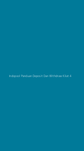 Tampilan Antarmuka Aplikasi Indopool Panduan Deposit Dan Withdraw Kilat - 4
