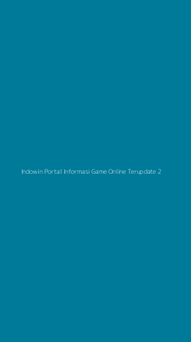 Tampilan Antarmuka Aplikasi Indowin Portal Informasi Game Online Terupdate - 2