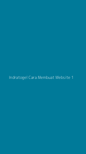 Tampilan Antarmuka Aplikasi Indratogel Cara Membuat Website - 1
