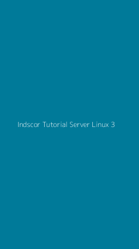 Tampilan Antarmuka Aplikasi Indscor Tutorial Server Linux - 3