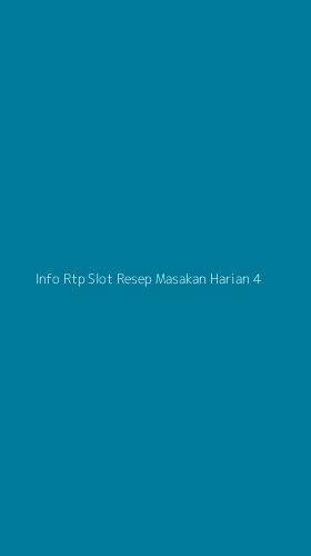 Tampilan Antarmuka Aplikasi Info Rtp Slot Resep Masakan Harian - 4