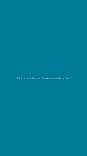 Tampilan Antarmuka Aplikasi Info Slot Portal Informasi Game Online Terupdate - 1