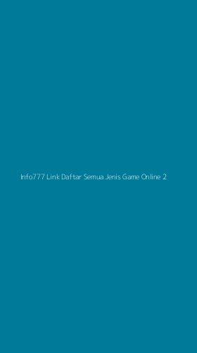 Tampilan Antarmuka Aplikasi Info777 Link Daftar Semua Jenis Game Online - 2