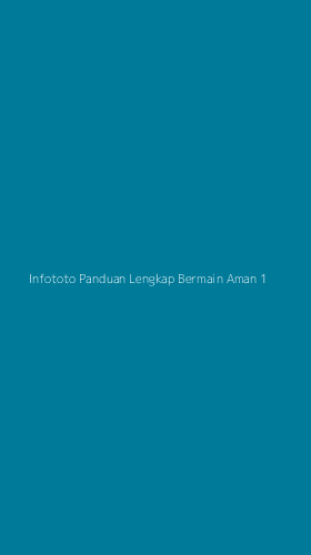 Tampilan Antarmuka Aplikasi Infototo Panduan Lengkap Bermain Aman - 1