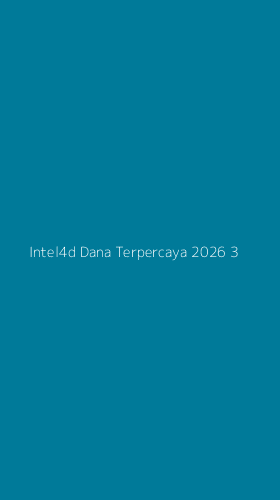 Tampilan Antarmuka Aplikasi Intel4d Dana Terpercaya 2026 - 3