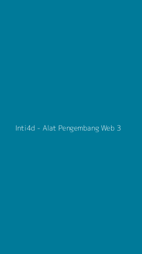 Tampilan Antarmuka Aplikasi Inti4d - Alat Pengembang Web - 3