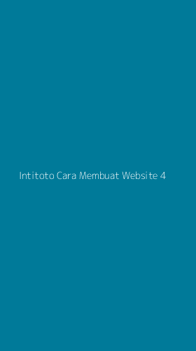 Tampilan Antarmuka Aplikasi Intitoto Cara Membuat Website - 4