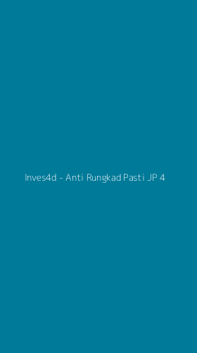Tampilan Antarmuka Aplikasi Inves4d - Anti Rungkad Pasti JP - 4