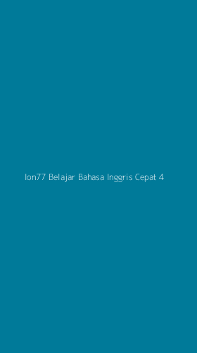 Tampilan Antarmuka Aplikasi Ion77 Belajar Bahasa Inggris Cepat - 4