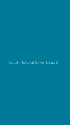 Tampilan Antarmuka Aplikasi Iostoto Tutorial Server Linux - 2