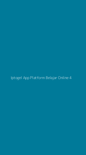 Tampilan Antarmuka Aplikasi Iptogel App Platform Belajar Online - 4