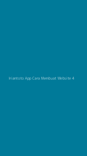 Tampilan Antarmuka Aplikasi Iriantoto App Cara Membuat Website - 4
