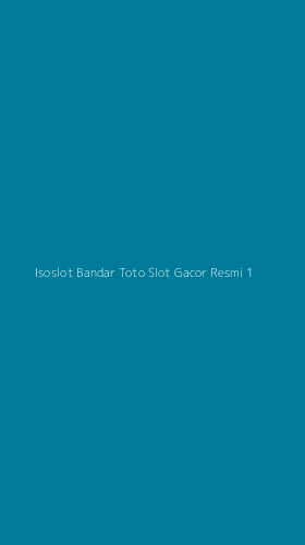 Tampilan Antarmuka Aplikasi Isoslot Bandar Toto Slot Gacor Resmi - 1