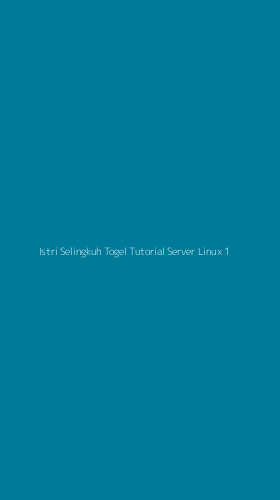 Tampilan Antarmuka Aplikasi Istri Selingkuh Togel Tutorial Server Linux - 1