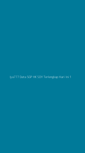 Tampilan Antarmuka Aplikasi Iya777 Data Sgp Hk Sdy Terlengkap Hari Ini - 1