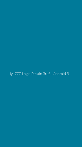 Tampilan Antarmuka Aplikasi Iya777 Login Desain Grafis Android - 3