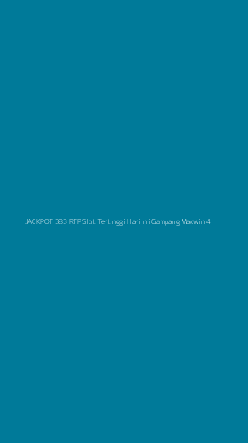 Tampilan Antarmuka Aplikasi Jackpot 383 Rtp Slot Tertinggi Hari Ini Gampang Maxwin - 4