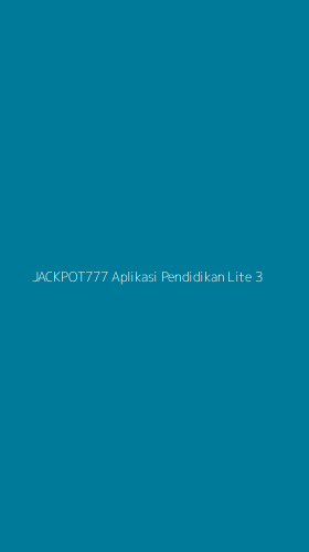 Tampilan Antarmuka Aplikasi Jackpot777 Aplikasi Pendidikan Lite - 3