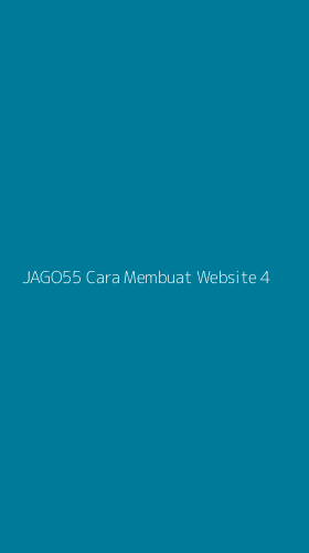 Tampilan Antarmuka Aplikasi Jago55 Cara Membuat Website - 4