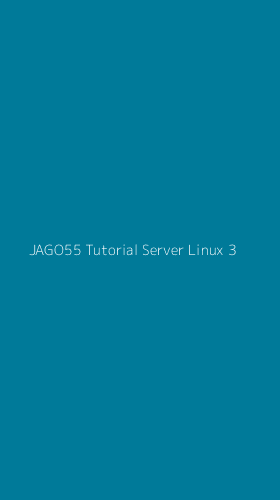 Tampilan Antarmuka Aplikasi Jago55 Tutorial Server Linux - 3