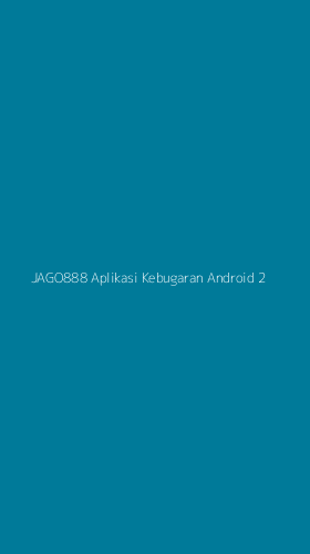Tampilan Antarmuka Aplikasi Jago888 Aplikasi Kebugaran Android - 2