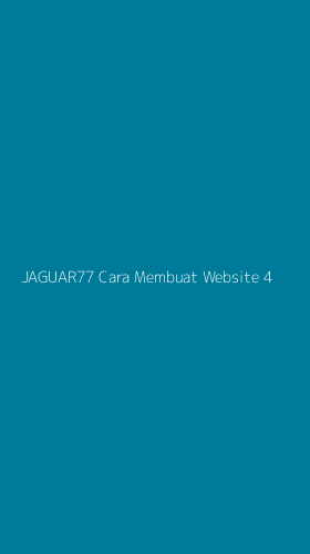 Tampilan Antarmuka Aplikasi Jaguar77 Cara Membuat Website - 4