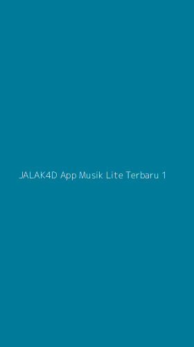 Tampilan Antarmuka Aplikasi Jalak4d App Musik Lite Terbaru - 1