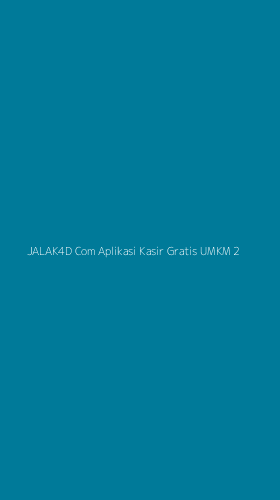 Tampilan Antarmuka Aplikasi Jalak4d Com Aplikasi Kasir Gratis Umkm - 2