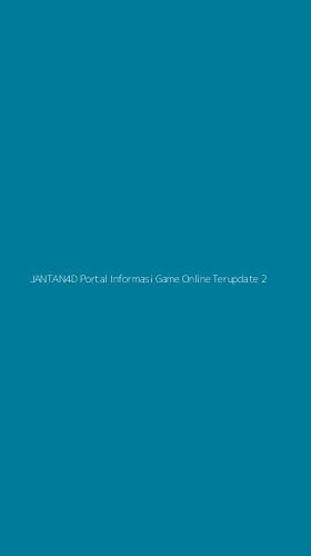 Tampilan Antarmuka Aplikasi Jantan4d Portal Informasi Game Online Terupdate - 2