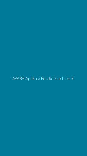 Tampilan Antarmuka Aplikasi Java88 Aplikasi Pendidikan Lite - 3