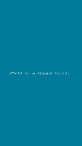 Tampilan Antarmuka Aplikasi Jayahoki Aplikasi Kebugaran Android - 2