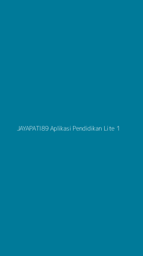 Tampilan Antarmuka Aplikasi Jayapati89 Aplikasi Pendidikan Lite - 1