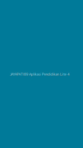Tampilan Antarmuka Aplikasi Jayapati89 Aplikasi Pendidikan Lite - 4
