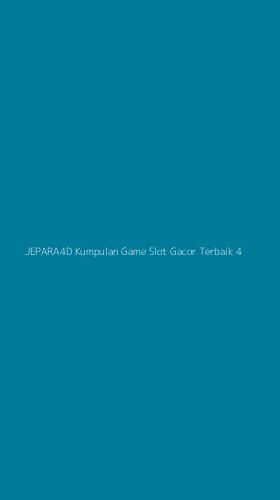 Tampilan Antarmuka Aplikasi Jepara4d Kumpulan Game Slot Gacor Terbaik - 4